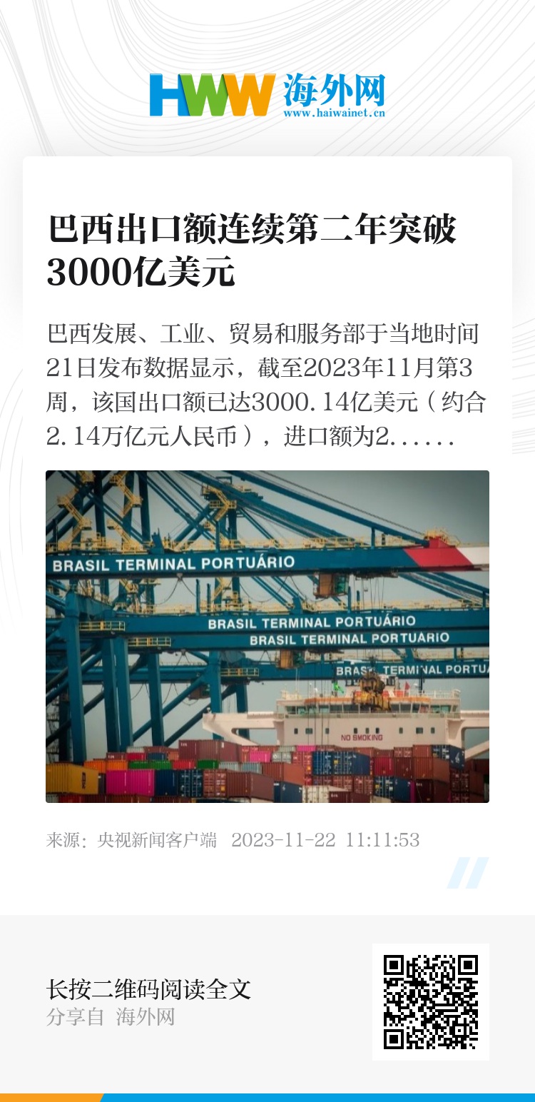 巴西出口繁榮背后的多元視角探究